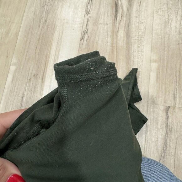 Alo Yoga Ultimate High Waist Leggings Full Length Mesh Olive Green Womens Small? - Picture 12 of 12